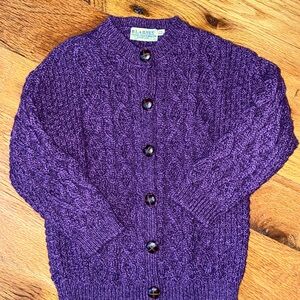 Blarney Mills of Ireland 100% Merino Wool Cardigan